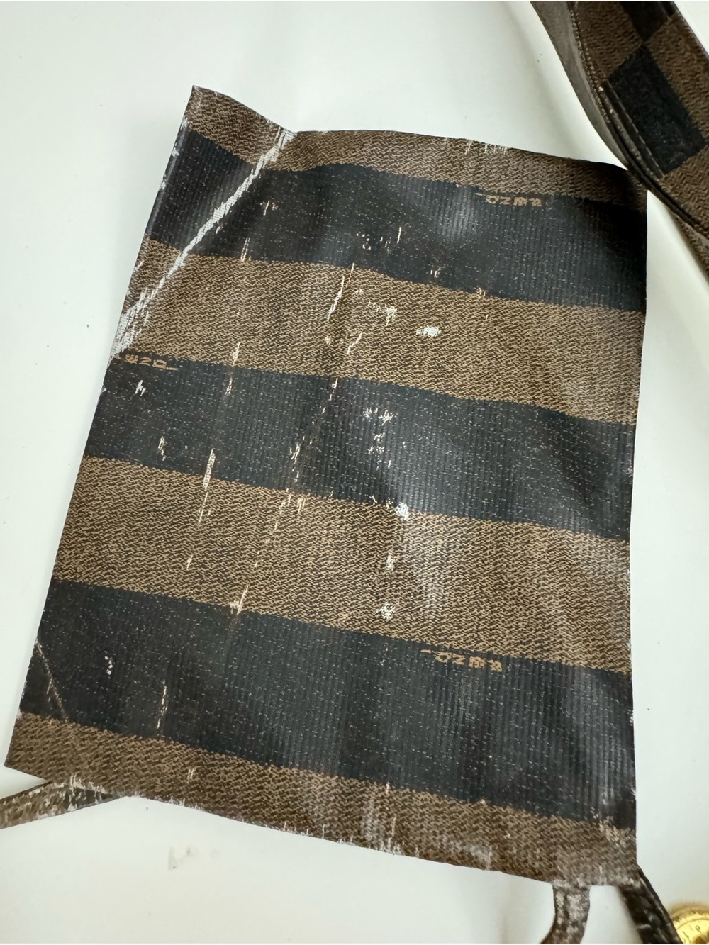 Authentic Vintage Fendi Pequin Tote Bag 43325960059 Made In Italy - Picture 14 of 16